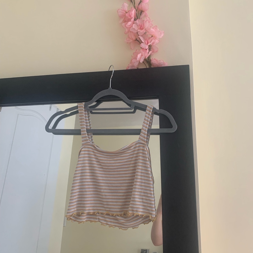 American Eagle Scalloped Tank Top